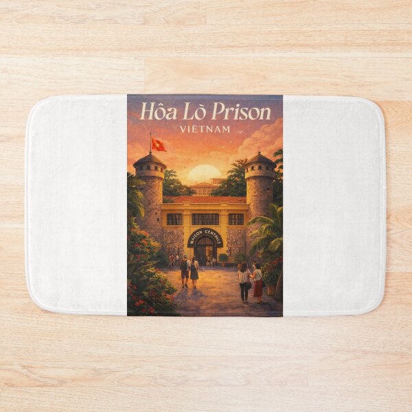 Item preview, Hoa Lo Prison Entrance Towers Hanoi Vietnam Colonial Era Site designed and sold by Places On Earth.