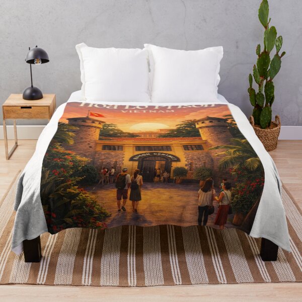 Item preview, Hoa Lo Prison Entrance Towers Hanoi Vietnam Colonial Era Site designed and sold by Places On Earth.