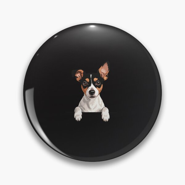 Item preview, Cute Rat Terrier Peeking Dog Funny Rattie Lover Minimal designed and sold by kiralynstration.