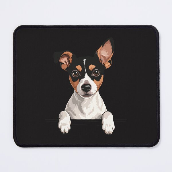 Item preview, Cute Rat Terrier Peeking Dog Funny Rattie Lover Minimal designed and sold by kiralynstration.