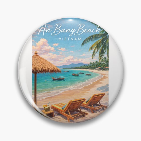 Item preview, An Bang Beach Coastal View Hoi An Quang Nam Vietnam South China Sea designed and sold by Places On Earth.