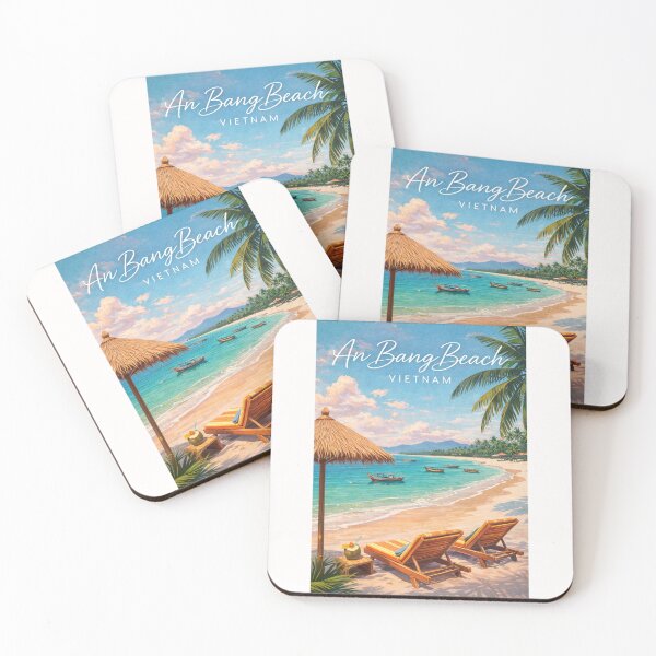 Item preview, An Bang Beach Coastal View Hoi An Quang Nam Vietnam South China Sea designed and sold by Places On Earth.
