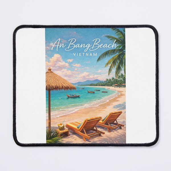 Item preview, An Bang Beach Coastal View Hoi An Quang Nam Vietnam South China Sea designed and sold by Places On Earth.
