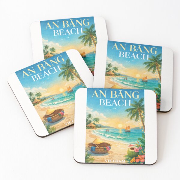 Item preview, An Bang Beach Sunset Shoreline Hoi An Vietnam Cham Islands Coast designed and sold by Places On Earth.