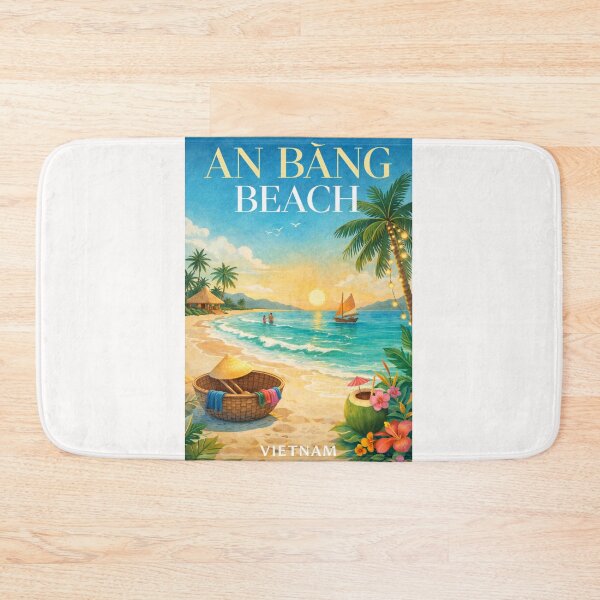 Item preview, An Bang Beach Sunset Shoreline Hoi An Vietnam Cham Islands Coast designed and sold by Places On Earth.