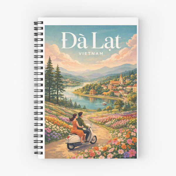 Item preview, Da Lat Xuan Huong Lake Scenic Valley Lam Dong Vietnam Central Highlands designed and sold by Places On Earth.