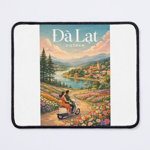 Item preview, Da Lat Xuan Huong Lake Scenic Valley Lam Dong Vietnam Central Highlands designed and sold by Places On Earth.
