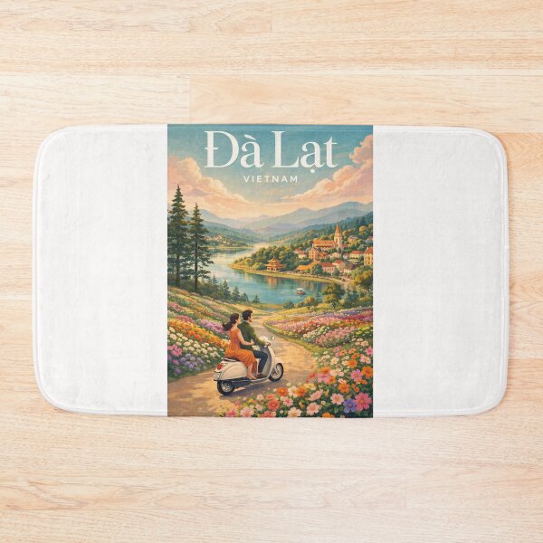 Item preview, Da Lat Xuan Huong Lake Scenic Valley Lam Dong Vietnam Central Highlands designed and sold by Places On Earth.