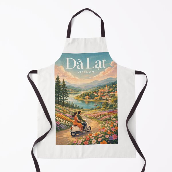 Item preview, Da Lat Xuan Huong Lake Scenic Valley Lam Dong Vietnam Central Highlands designed and sold by Places On Earth.