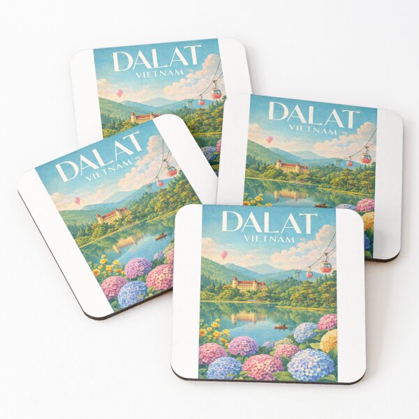 Item preview, Da Lat Cable Car Hills Xuan Huong Lake Lam Dong Vietnam Highlands designed and sold by Places On Earth.