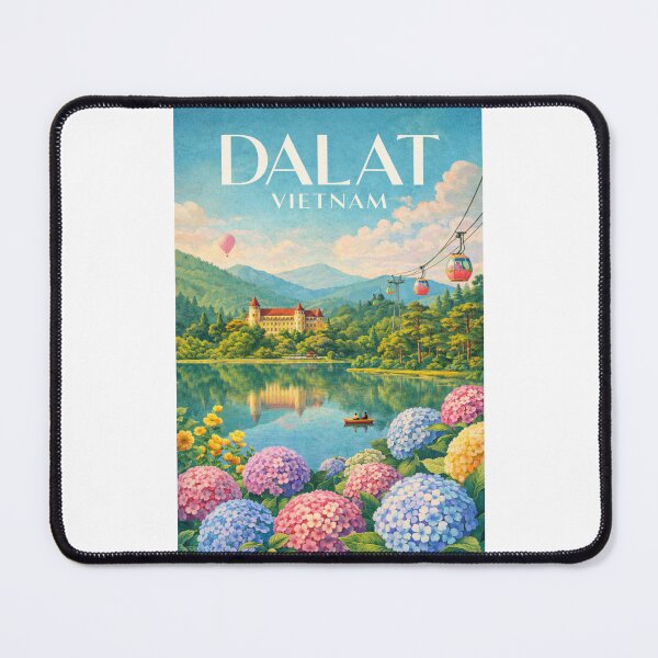 Item preview, Da Lat Cable Car Hills Xuan Huong Lake Lam Dong Vietnam Highlands designed and sold by Places On Earth.