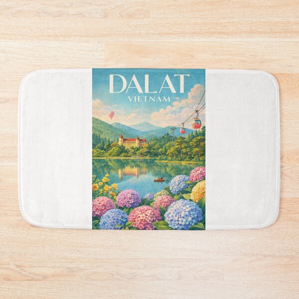 Item preview, Da Lat Cable Car Hills Xuan Huong Lake Lam Dong Vietnam Highlands designed and sold by Places On Earth.