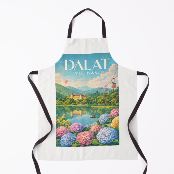Item preview, Da Lat Cable Car Hills Xuan Huong Lake Lam Dong Vietnam Highlands designed and sold by Places On Earth.
