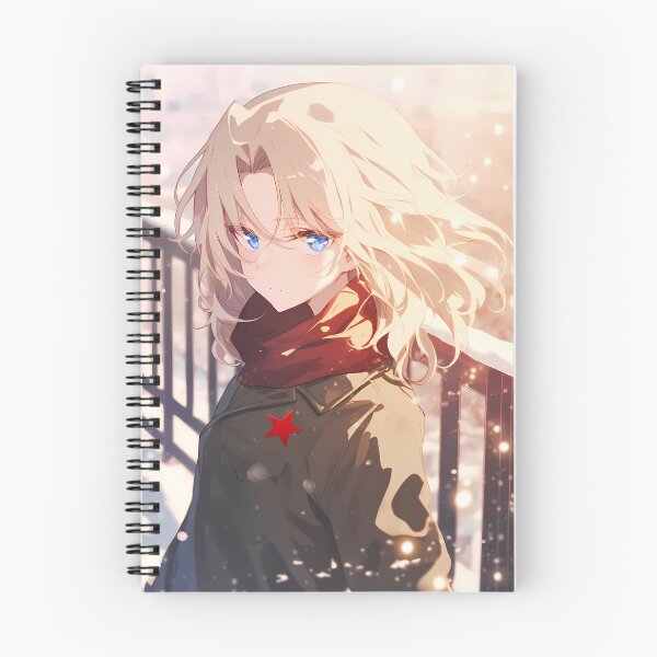 Item preview, Katyusha Girls Und Panzer Winter Scarf Blue Eyes designed and sold by 108Recordings.
