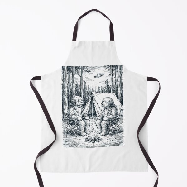 Item preview, Vintage Old English Sheepdog Camping UFO Dog Mom Dad Lover designed and sold by TerryConnells.
