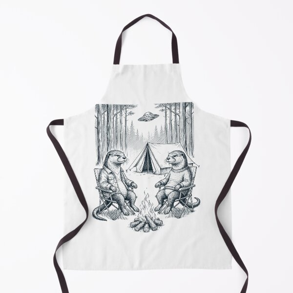 Item preview, Vintage Otter Camping UFO Animal Lover designed and sold by TerryConnells.