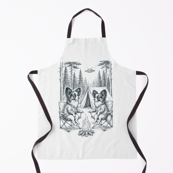 Item preview, Vintage Papillon Camping UFO Dog Mom Dad Lover designed and sold by TerryConnells.