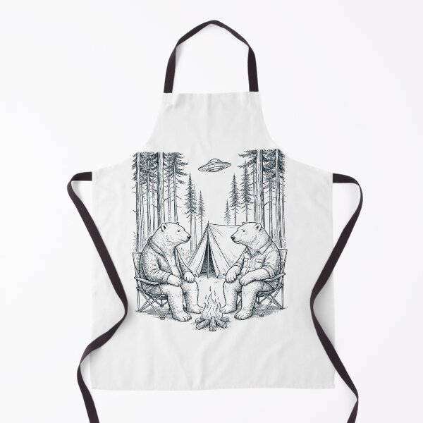 Item preview, Vintage Polar Bear Camping UFO Animal Lover designed and sold by TerryConnells.