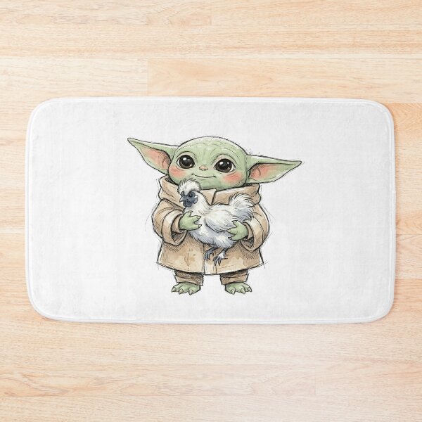 Item preview, BABY YODA WITH SILKIE CHICKEN designed and sold by LIS AND MELIVERSO.