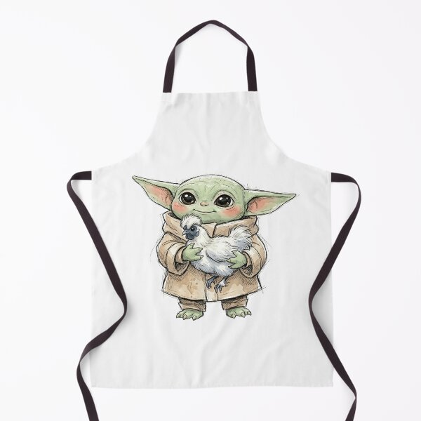 Item preview, BABY YODA WITH SILKIE CHICKEN designed and sold by LIS AND MELIVERSO.
