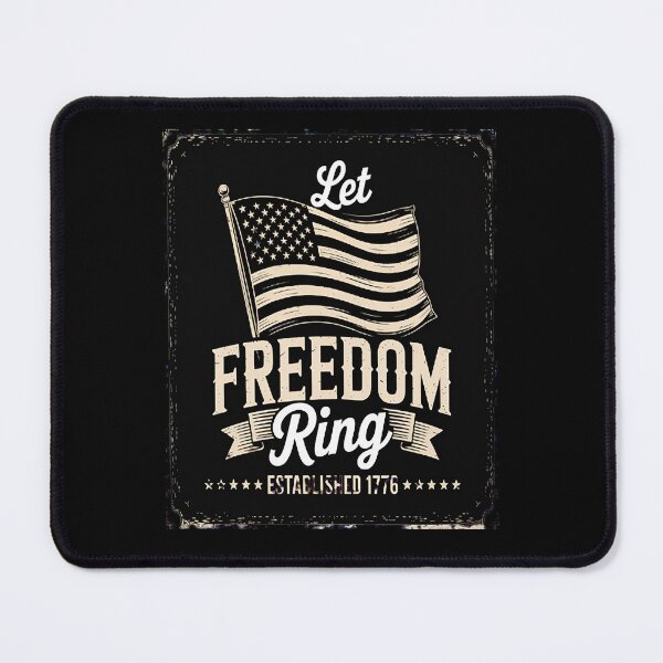 Item preview, American USA Flag Let Freedom Ring 4th Of July designed and sold by gandebro.