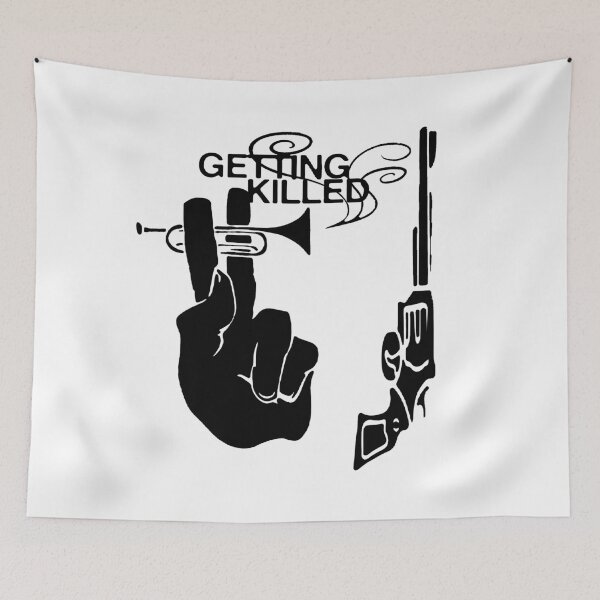Item preview, two finger pistol saxophone themes dark designed and sold by ronggolaweshop.