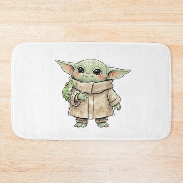 Item preview, BABY YODA WITH TREE FROG designed and sold by LIS AND MELIVERSO.