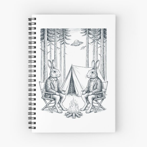 Item preview, Vintage Rabbit Camping UFO Animal Lover designed and sold by TerryConnells.