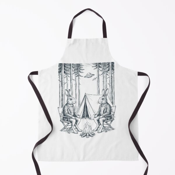 Item preview, Vintage Rabbit Camping UFO Animal Lover designed and sold by TerryConnells.