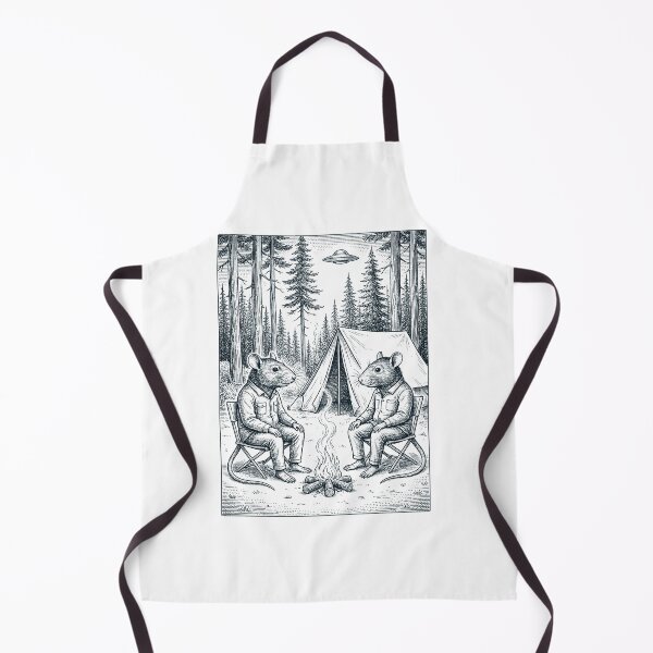Item preview, Vintage Rat Camping UFO Animal Lover designed and sold by TerryConnells.