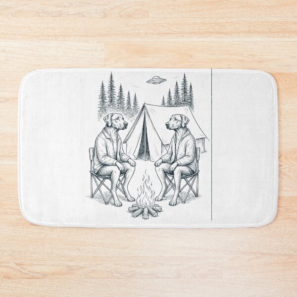 Item preview, Vintage Rhodesian Ridgeback Camping UFO Dog Mom Dad Lover designed and sold by TerryConnells.