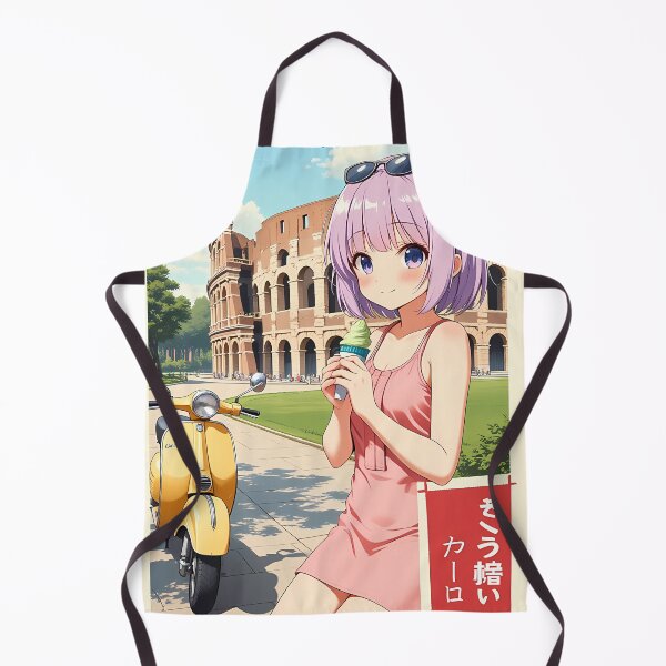 Item preview, Rome Italy Retro Anime Girl 80s Vintage Travel Tshirt designed and sold by animemaps9.