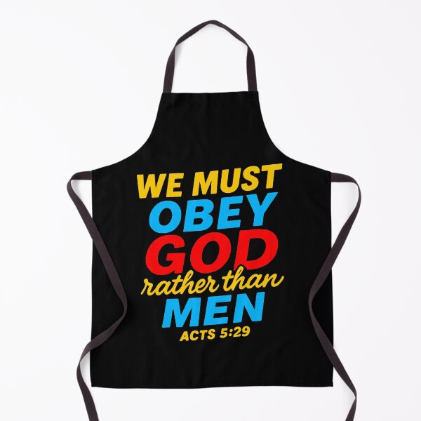 Item preview, Acts 5:29 We Must Obey God Rather Than Men designed and sold by plushism.