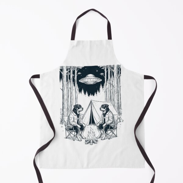 Item preview, Vintage Rottweiler Camping UFO Dog Mom Dad Lover designed and sold by TerryConnells.