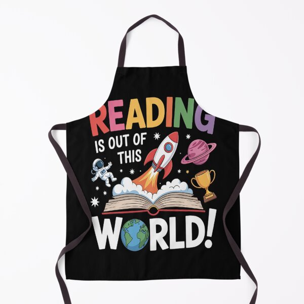 Item preview, Reading is Out of This World Spaceship Astronaut Back School (1) designed and sold by brinbotty.