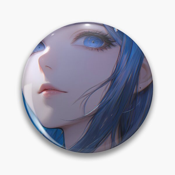 Item preview, Sayaka Maizono Danganronpa Blue Hair Leather Jacket Dreamy Soft Glow designed and sold by 108Recordings.