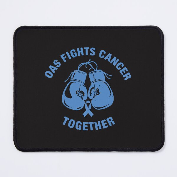 Item preview, Oasis Fights Cancer Together Boxing Gloves Blue Ribbon Awareness designed and sold by kiralynstration.
