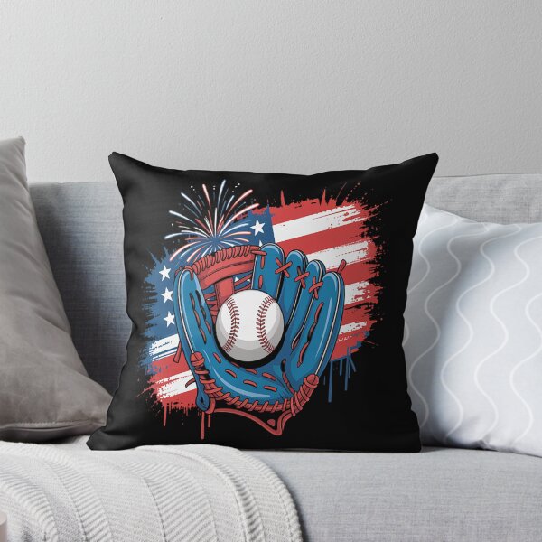 Item preview, Baseball Glove USA Flag Drip Style 4th of July Game Vibes designed and sold by gandebro.