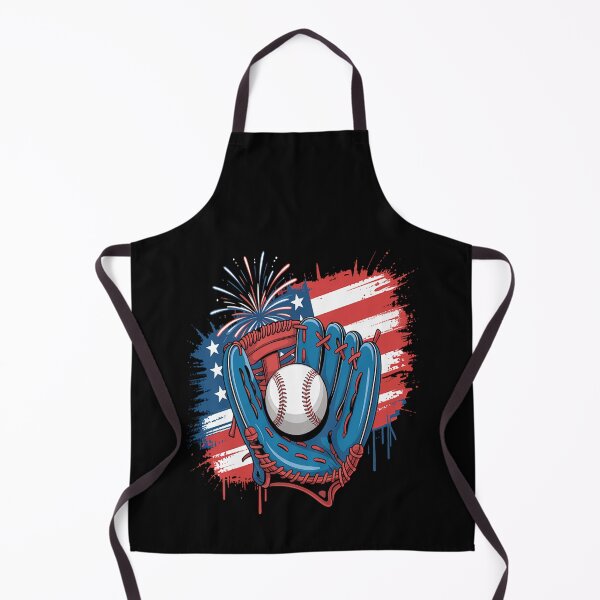 Item preview, Baseball Glove USA Flag Drip Style 4th of July Game Vibes designed and sold by gandebro.