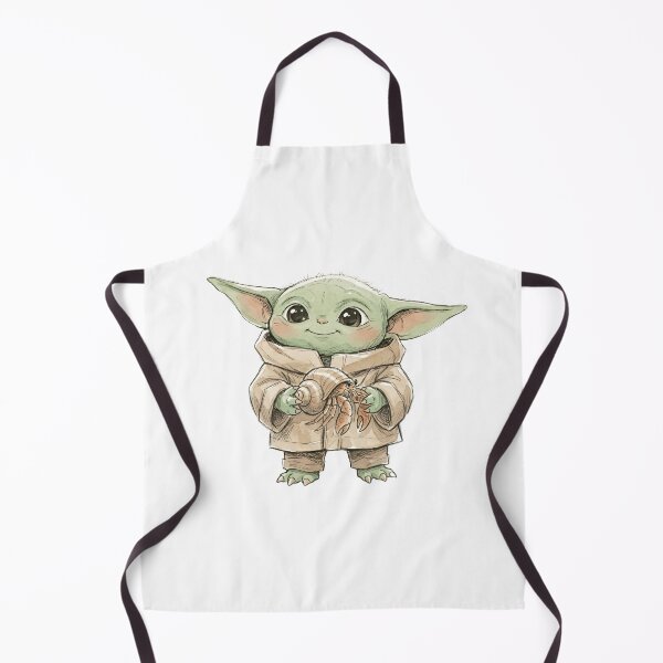 Item preview, BABY YODA WITH HERMIT CRAB designed and sold by LIS AND MELIVERSO.
