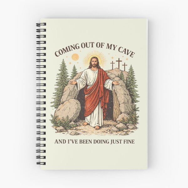 Item preview,  Jesus Coming Out Of My Cave, Funny Religious Easter Sunday designed and sold by Naviiraart.