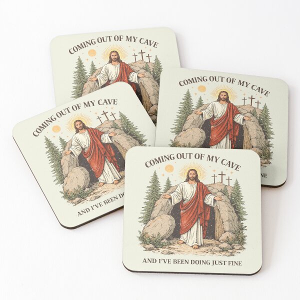 Item preview,  Jesus Coming Out Of My Cave, Funny Religious Easter Sunday designed and sold by Naviiraart.