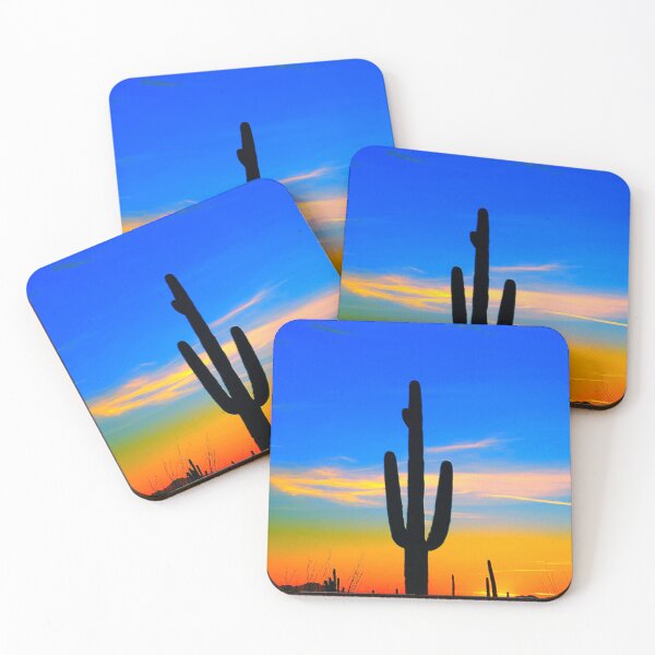 Item preview, Saguaro Cactus At Sunset Arizona designed and sold by "sensesillusion" - Nature Images Art Prints .