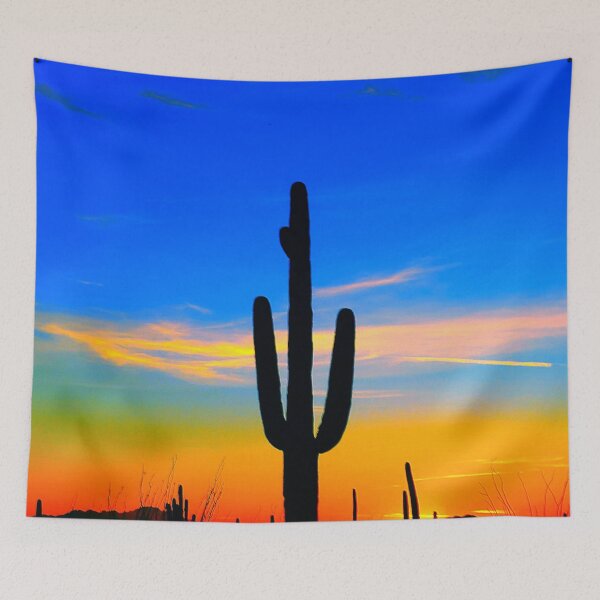 Item preview, Saguaro Cactus At Sunset Arizona designed and sold by "sensesillusion" - Nature Images Art Prints .