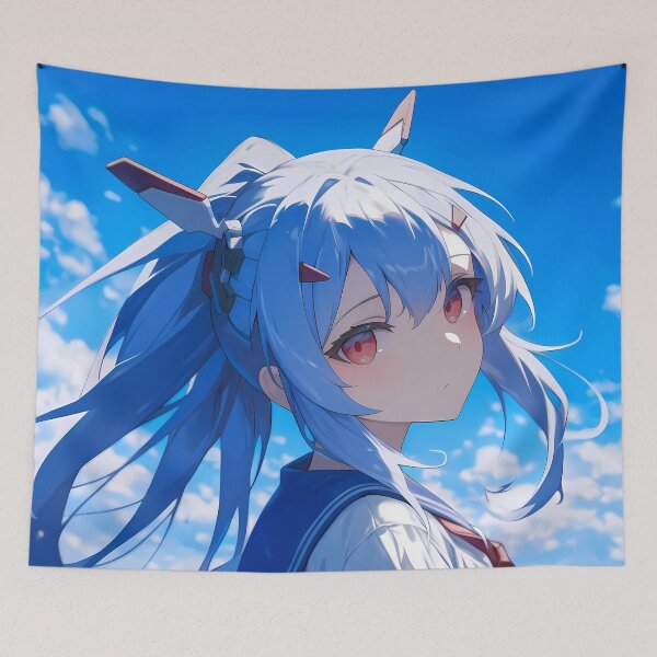 Item preview, Ayanami Azur Lane Sailor Uniform Blue Sky Sea designed and sold by 108Recordings.