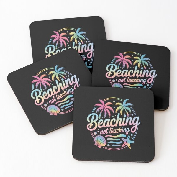Item preview, Beaching Not Teaching Tie Dye Summer Teacher Beach Vacation designed and sold by gandebro.
