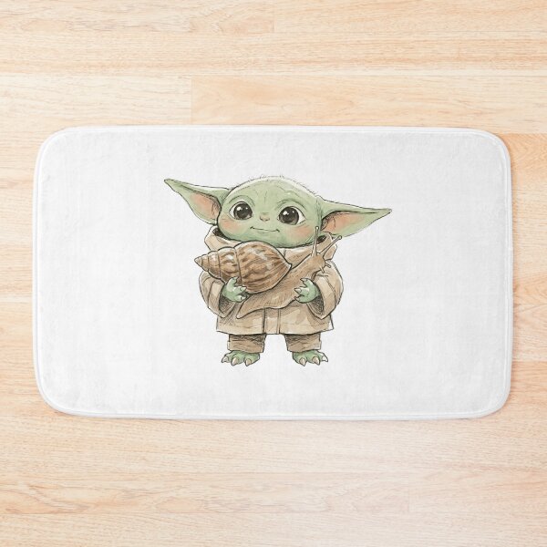 Item preview, BABY YODA WITH GIANT AFRICAN SNAIL designed and sold by LIS AND MELIVERSO.