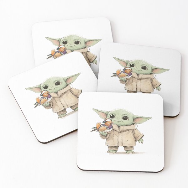 Artikelvorschau, BABY YODA MIT MANDARINENTE entworfen und verkauft von LIS AND MELIVERSO.