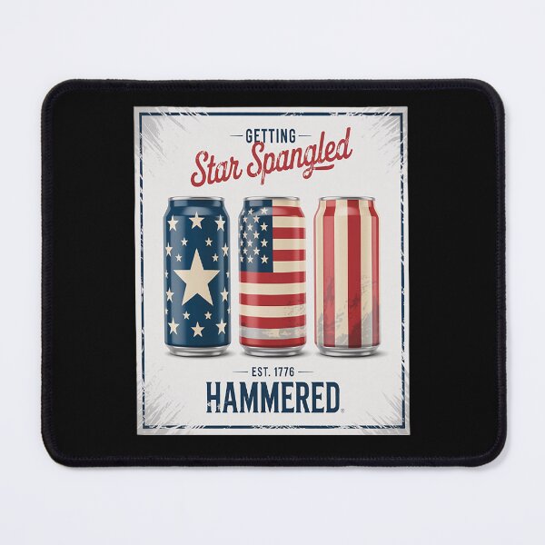 Item preview, Beer Getting Star Spangled Hammered 4th of July Preppy designed and sold by gandebro.