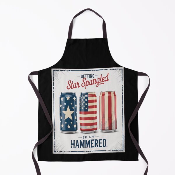 Item preview, Beer Getting Star Spangled Hammered 4th of July Preppy designed and sold by gandebro.